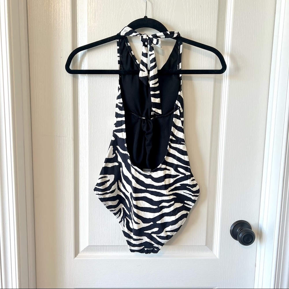OLD NAVY Zebra Print One Piece Bathing Suit—SZ. Small - Picture 2 of 9